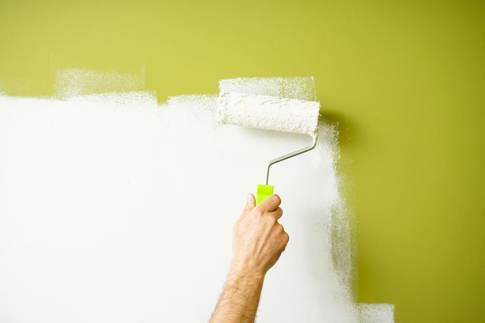 Pintando a parede